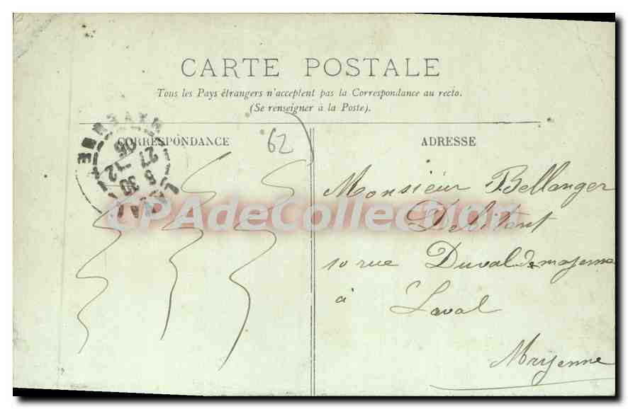 Boulogne-sur-Mer — Un vieux Loup de mer — LL. n°172 — Achterkant