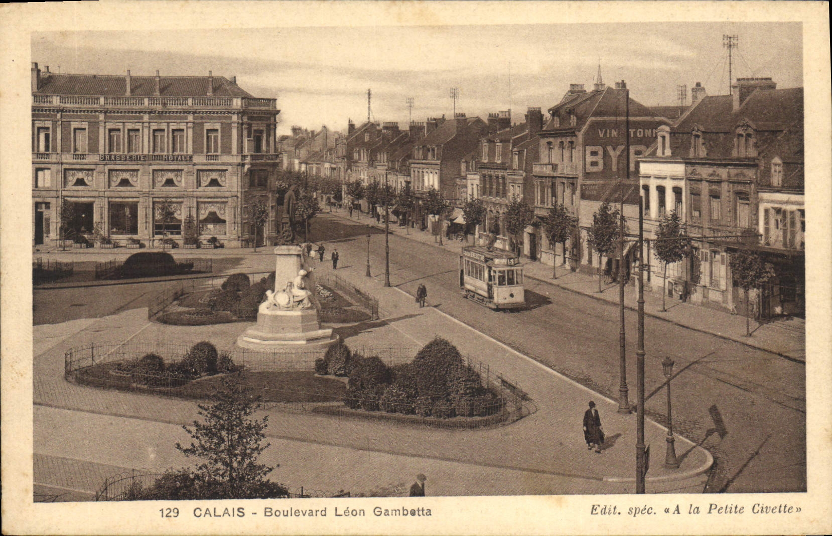 Calais - Boulevard Léon Gambetta — éditeur spéc. « A la Petite Civette »