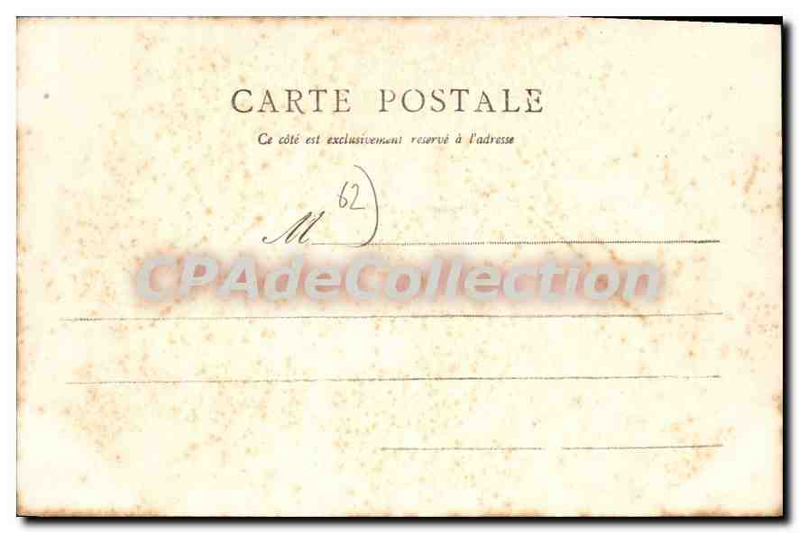 CPA Calais Le jardin Richelieu — Rückseite