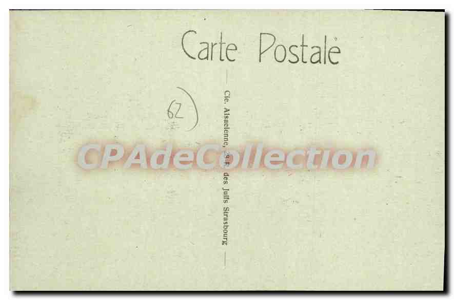 CPA Hardelot Plage La Plage — Rückseite