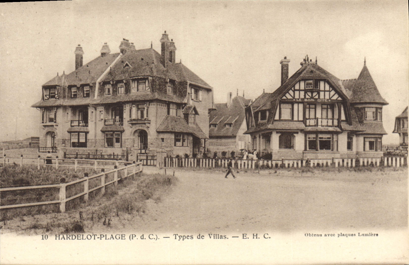 CPA Hardelot Plage Types De Villas