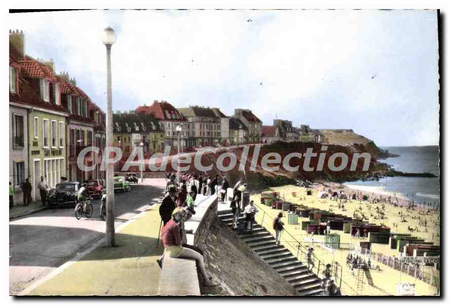 CPA Le Portel La Plage Les Falaises