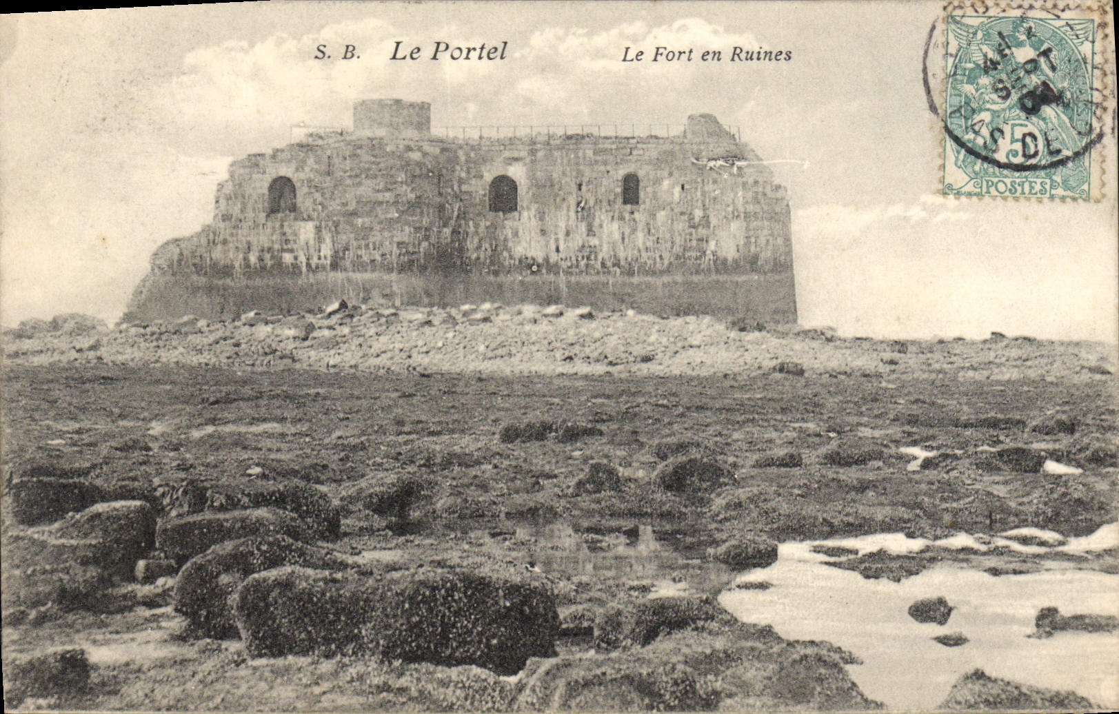CPA Le Portel Le Fort En Ruines