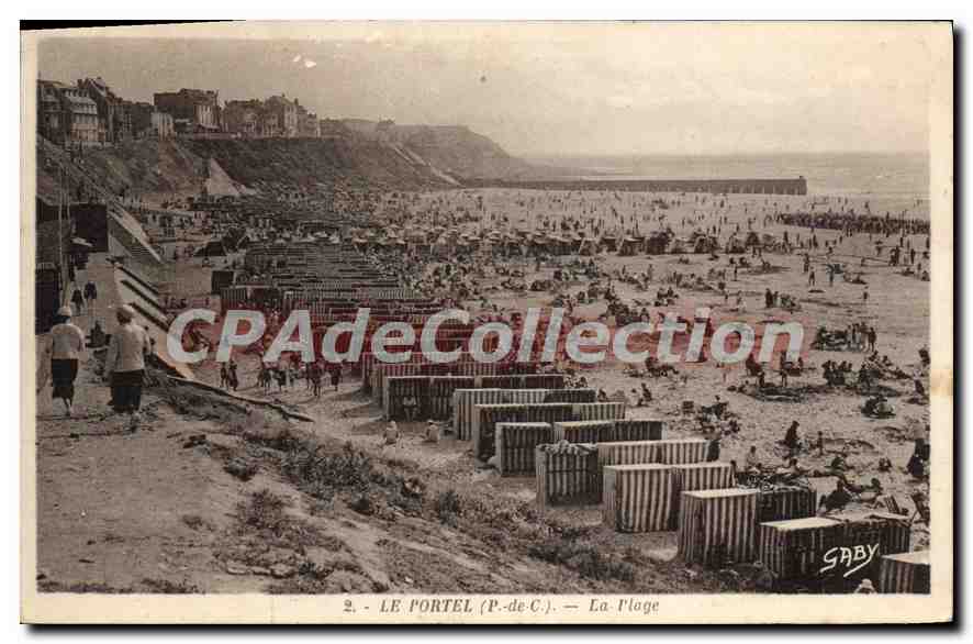 CPA Le Portel La Plage