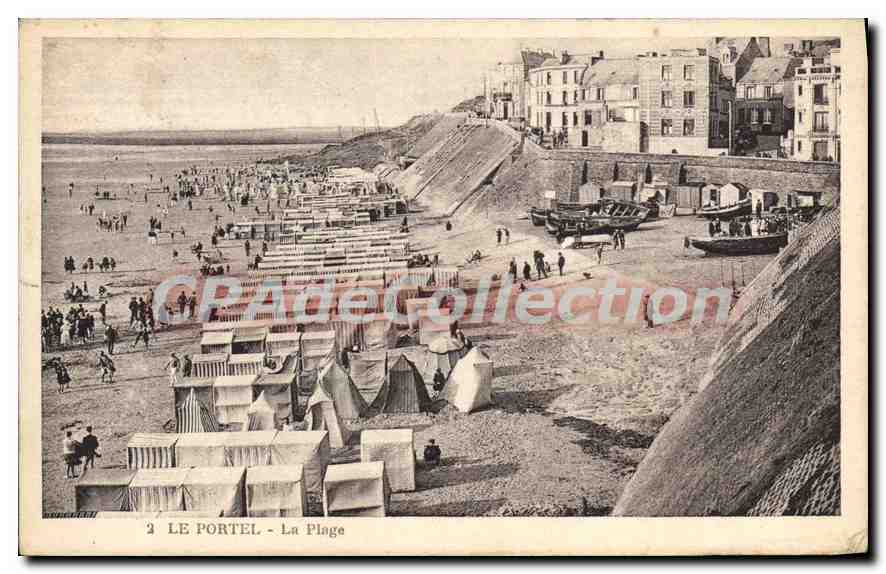 CPA Le Portel La Plage