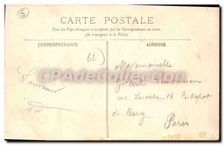 CAP Le Portel Le Calvaire — Verso