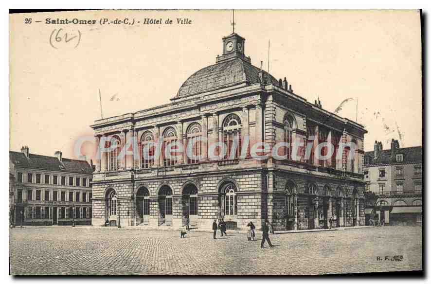 Saint-Omer (P.-de-C.) - Hôtel de Ville — B. F. n°26