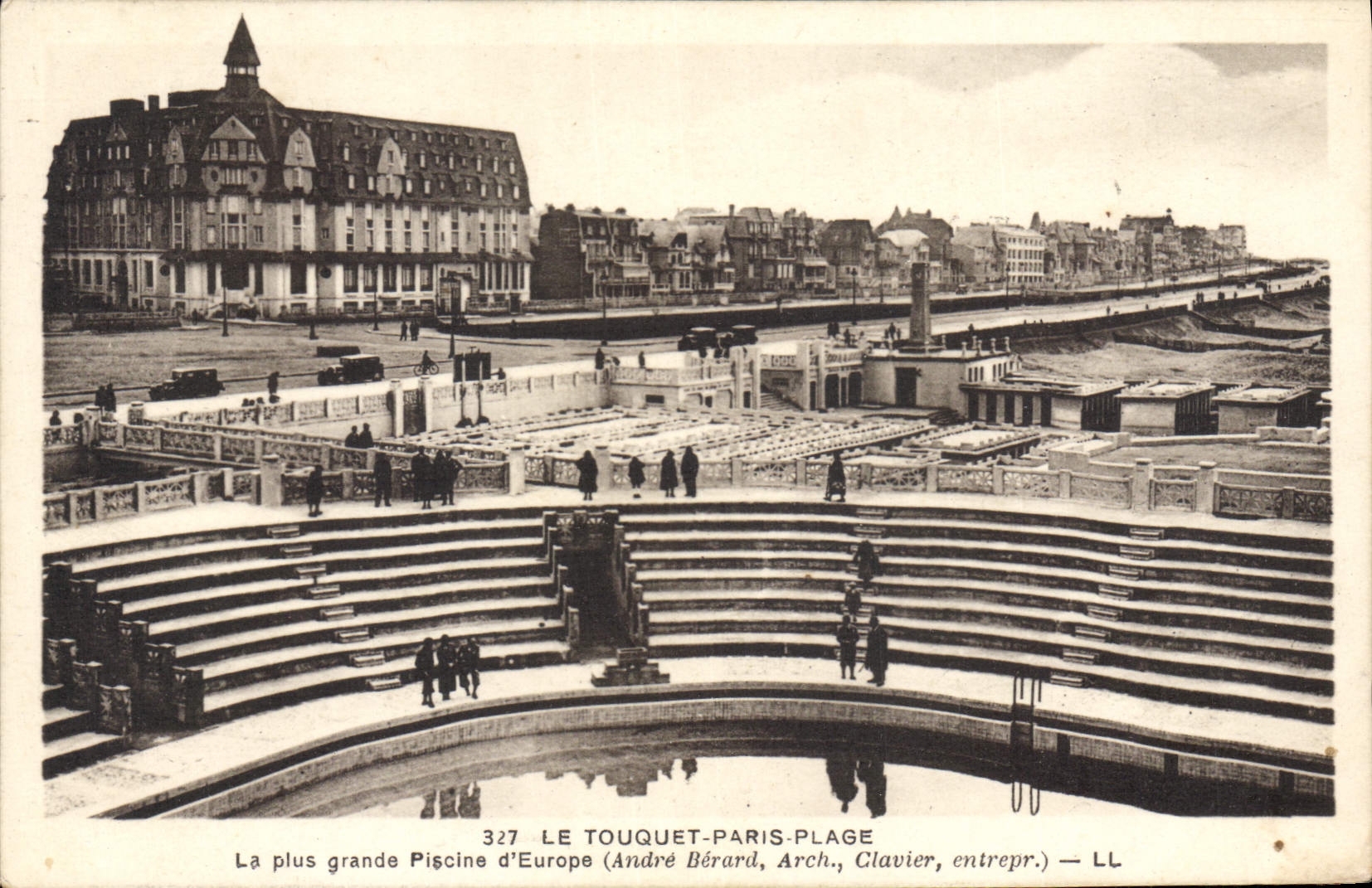Le Touquet-Paris-Plage — Die größte Schwimmbad Europas — André Bérard, Arch., Clavier, entrepr. — n° 327