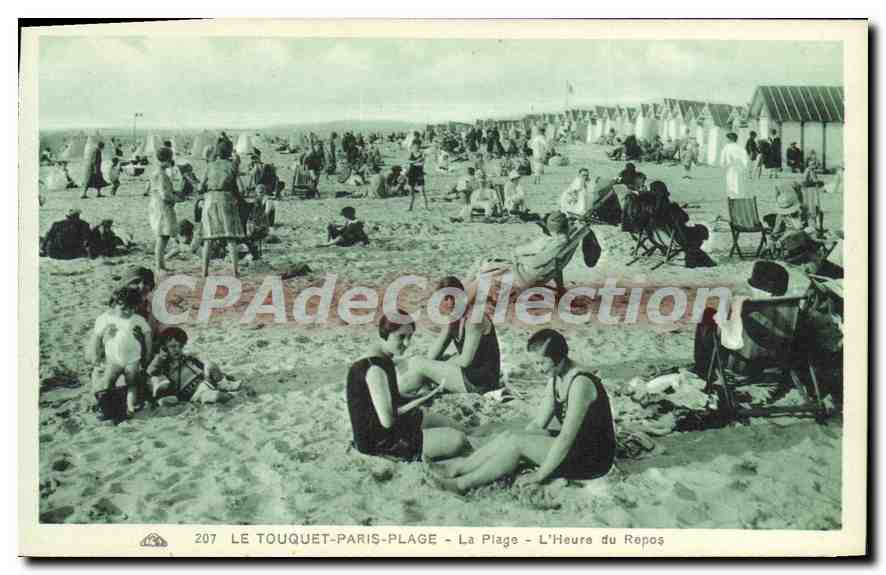 Le Touquet-Paris-Plage - La Plage - L'Heure du Repos — n° 207