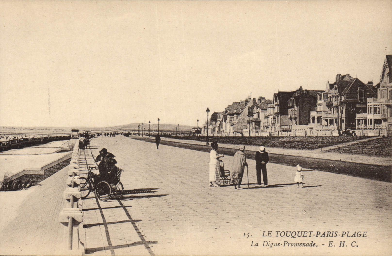Le Touquet-Paris-Plage — La Digue-Promenade — E. H. C. n°15