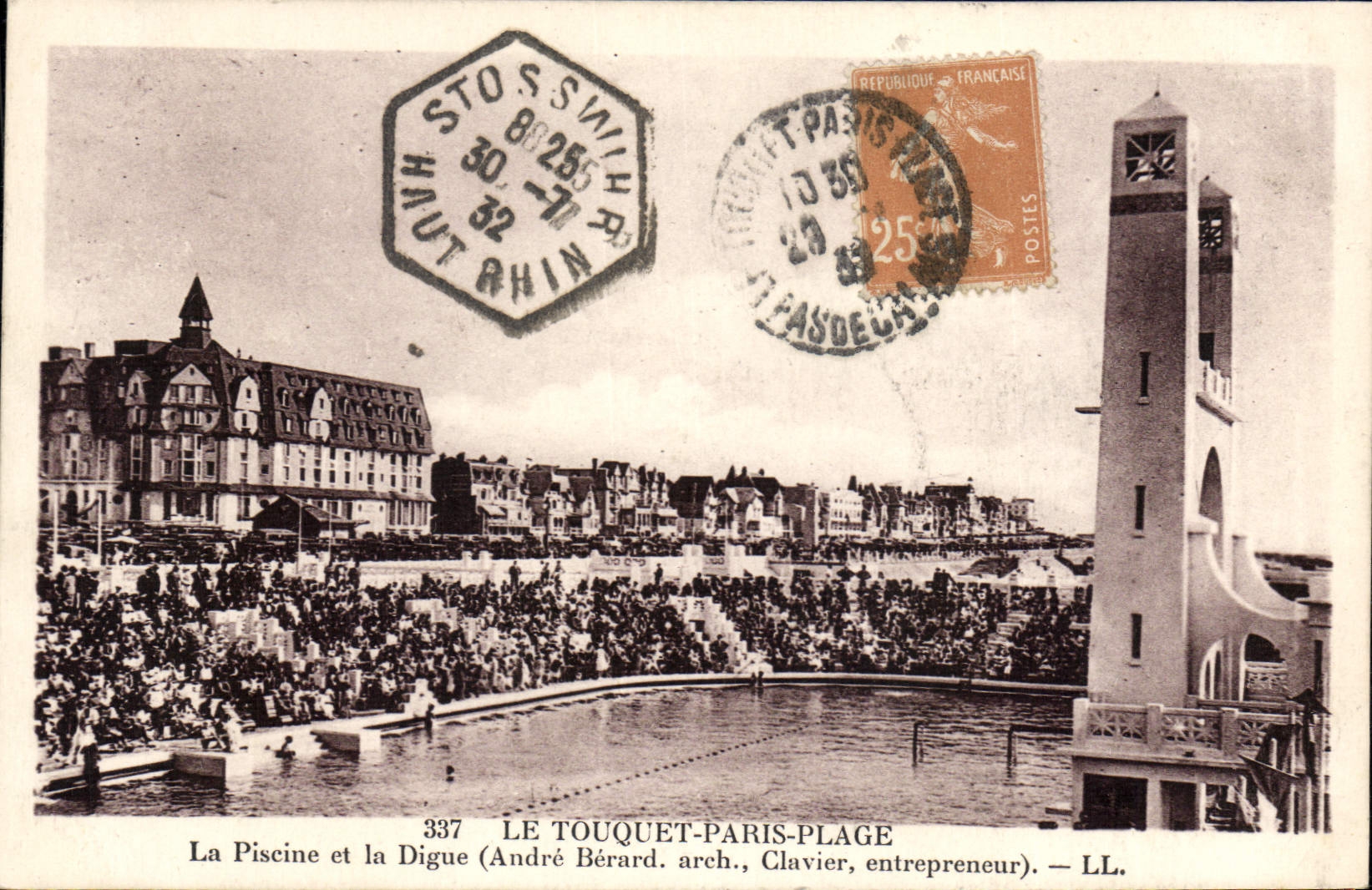 Le Touquet-Paris-Plage — La Piscine et la Digue — André Bérard, architecte — Clavier, entrepreneur — n° 337
