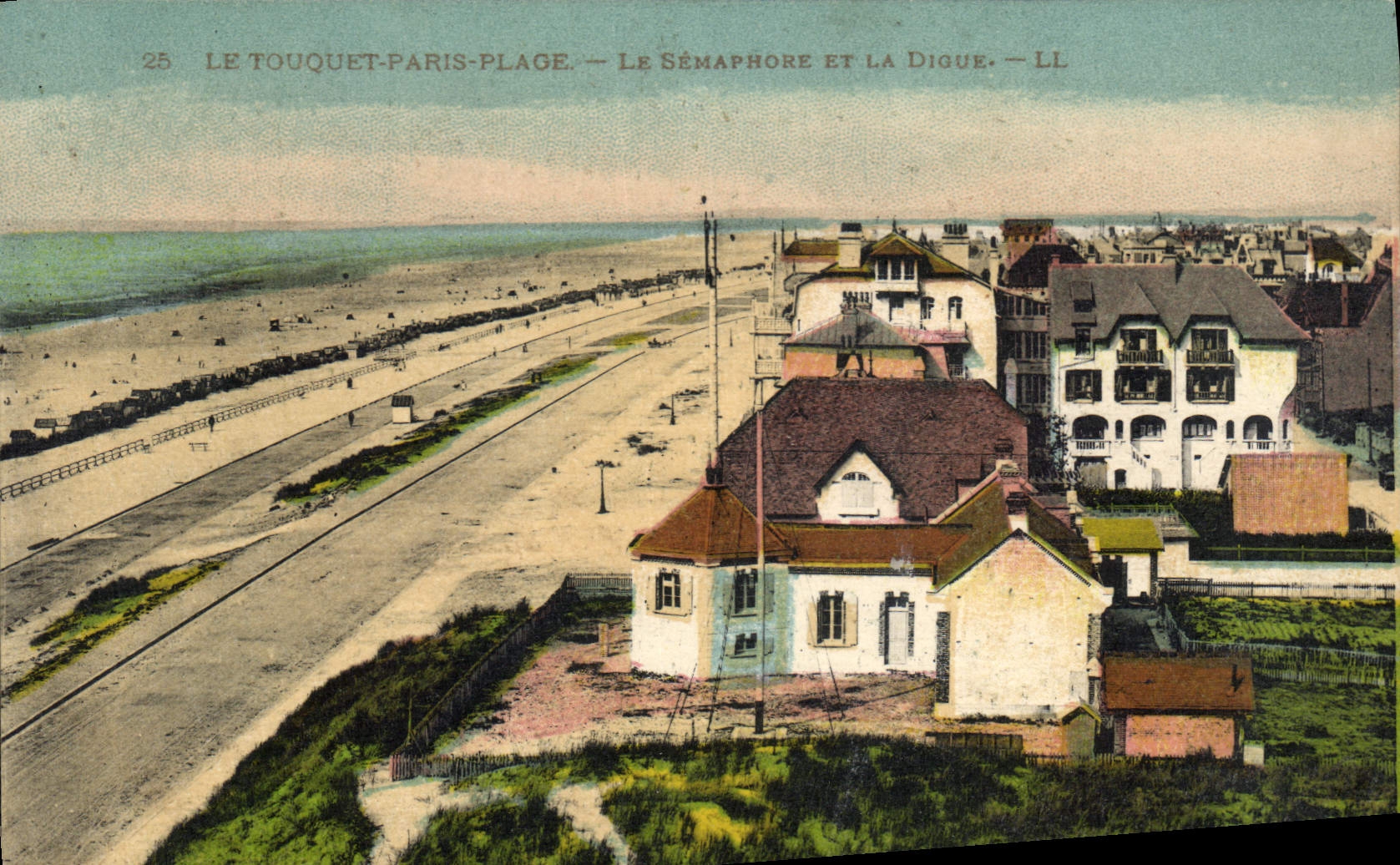 Le Touquet-Paris-Plage — Le Sémaphore et la Digue — LL