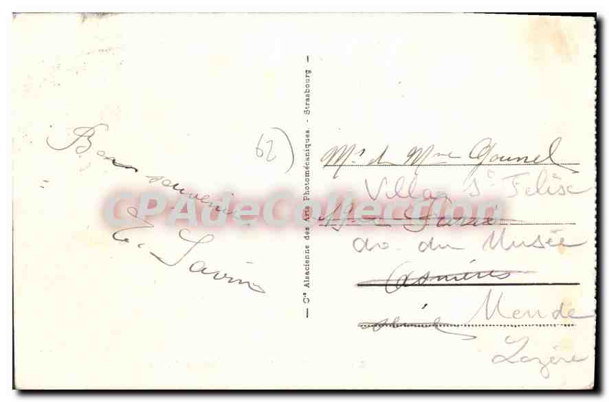 Le Touquet-Paris-Plage — Village Suisse — Rouquet de Lisle — Verso