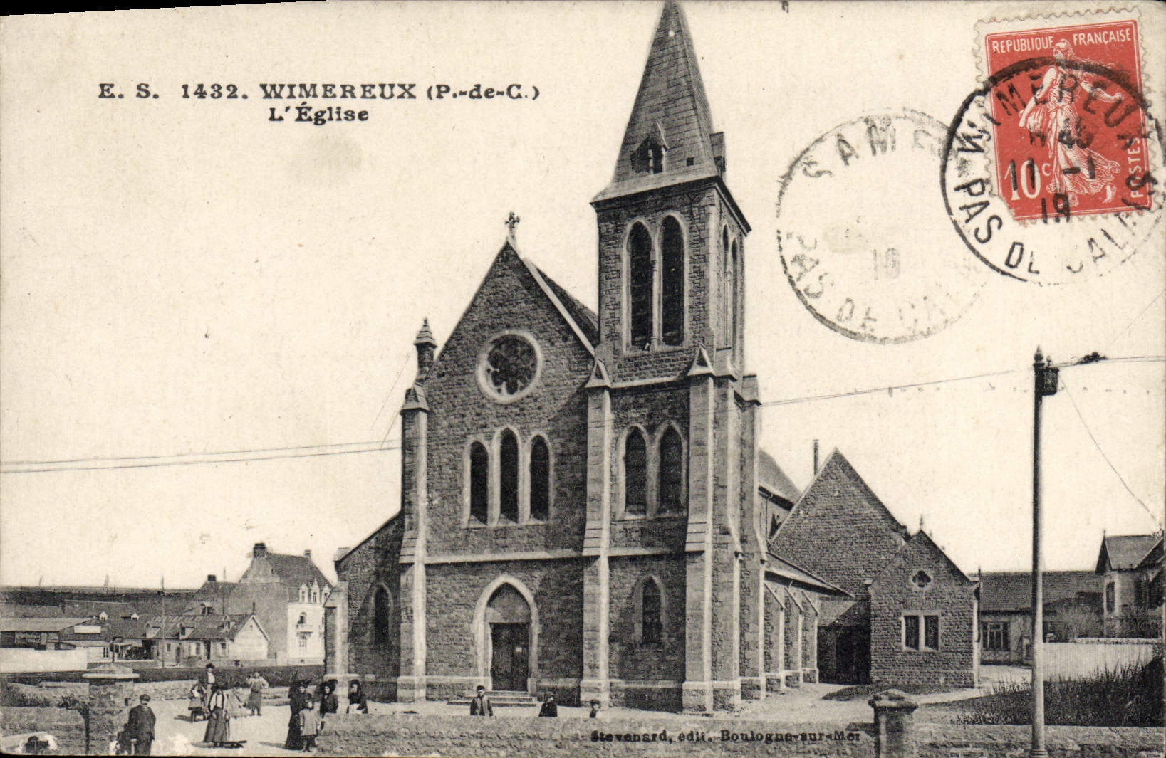 CPA WIMEREUX L'Eglise