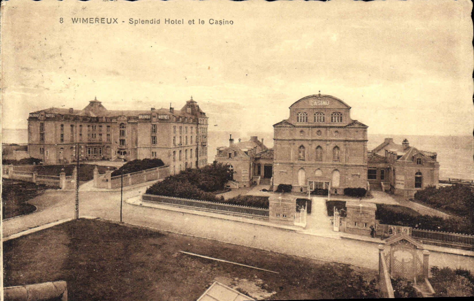 CPA WIMEREUX Splendid Hotel Et Le Casino