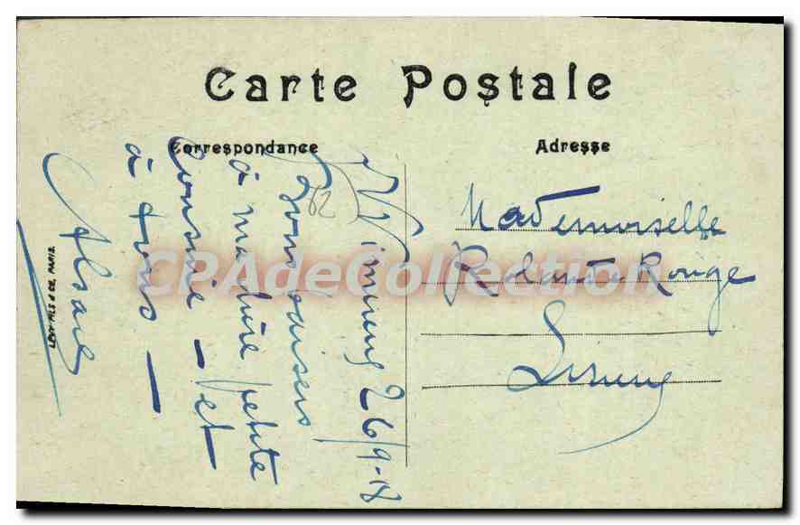 CPA WIMEREUX La Plage Et Les Villas — Rückseite