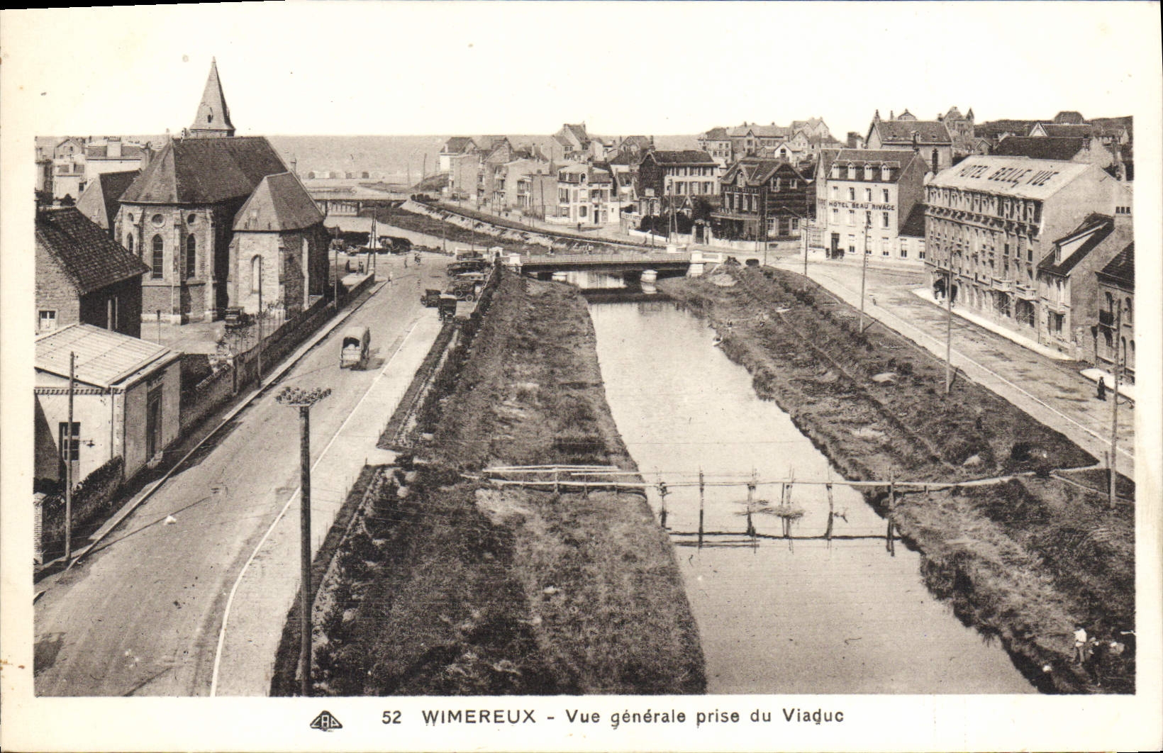CPA WIMEREUX Vue Generale Prise Du Viaduc