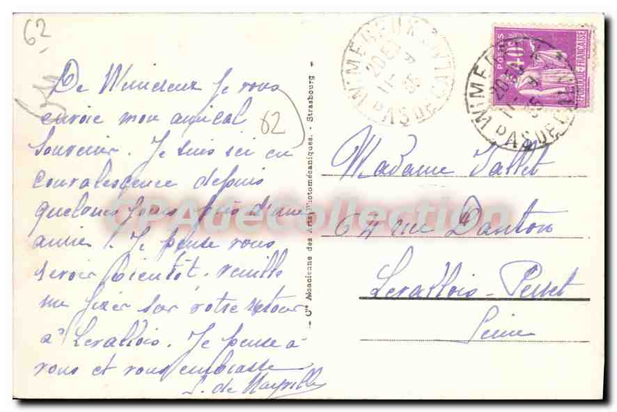 CPA WIMEREUX Vue Generale — Rückseite