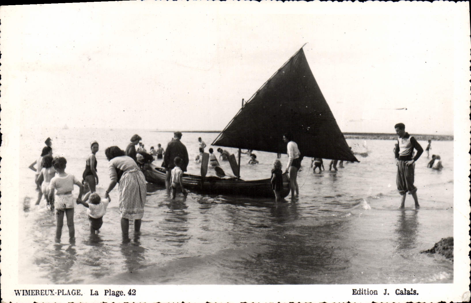 CPA WIMEREUX La Plage