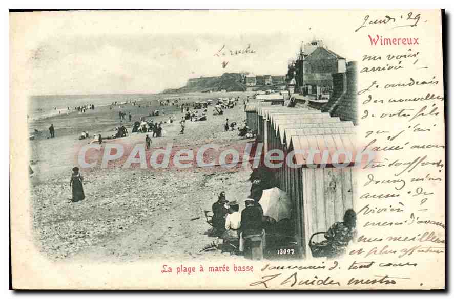 CPA WIMEREUX La Plage A Maree Basse