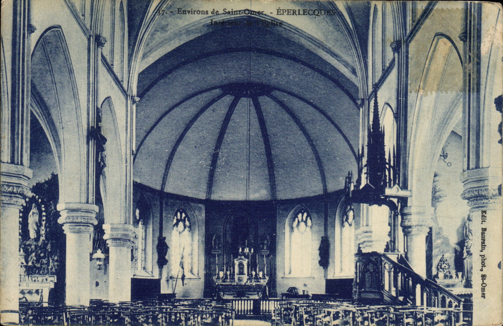 CPA Eperlecques Environs De Saint Omer église