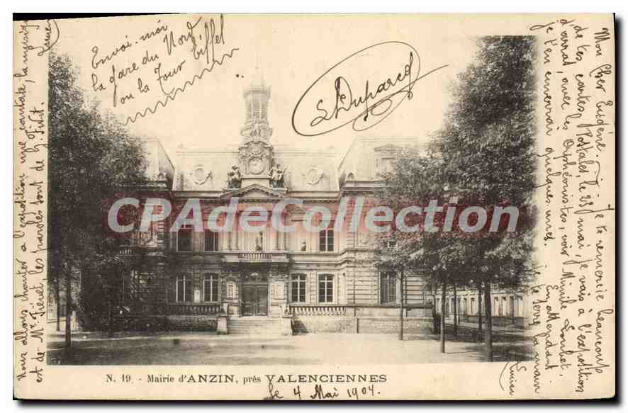 CPA Mairie D'Anzin près Valenciennes