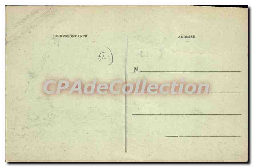 CPA Billy Montigny Château de l'ingénieur des mines de Drocourt — Rückseite