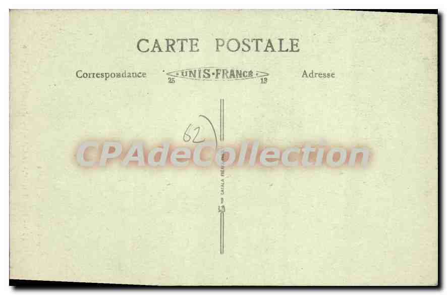 CPA Hesdin Le Portail De I'Eglise — Back