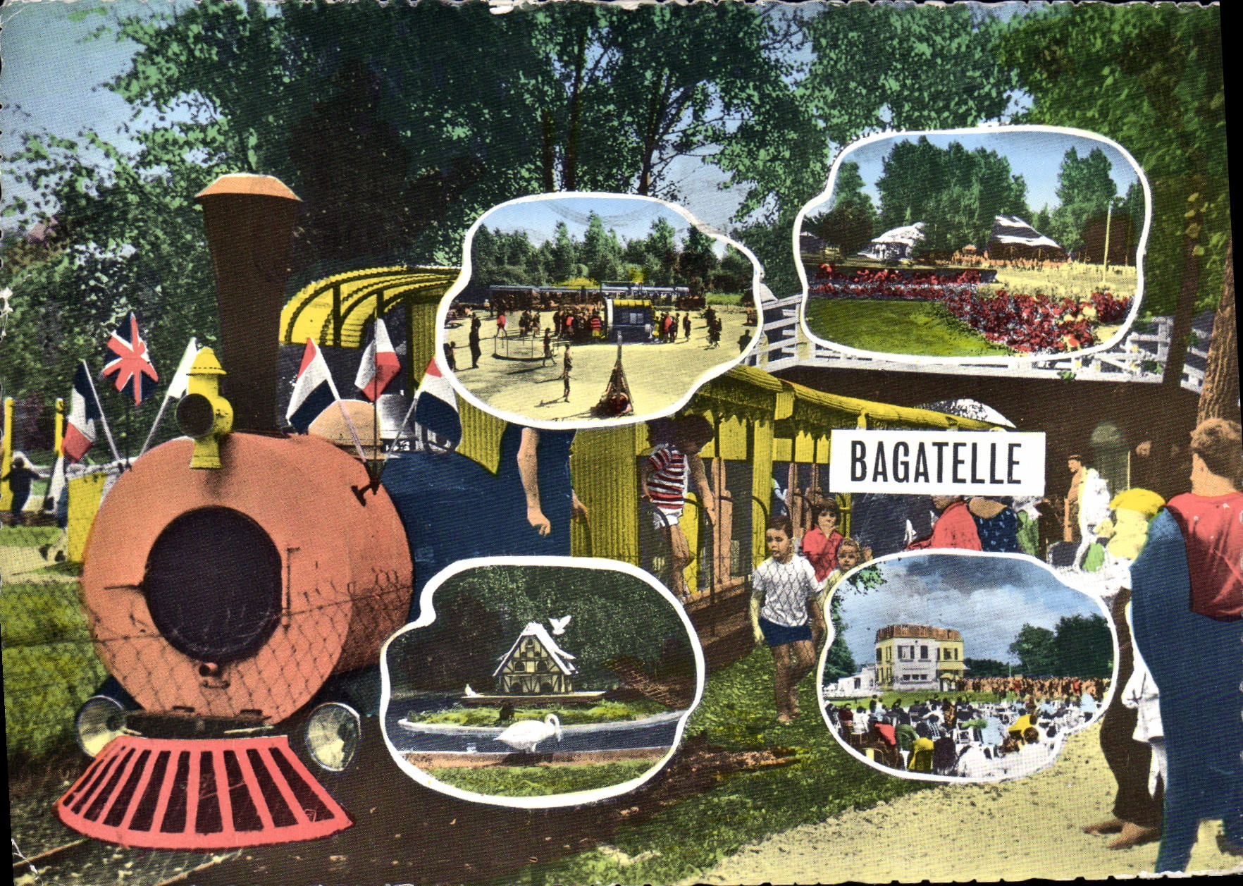CPSM Bagatelle locomotive