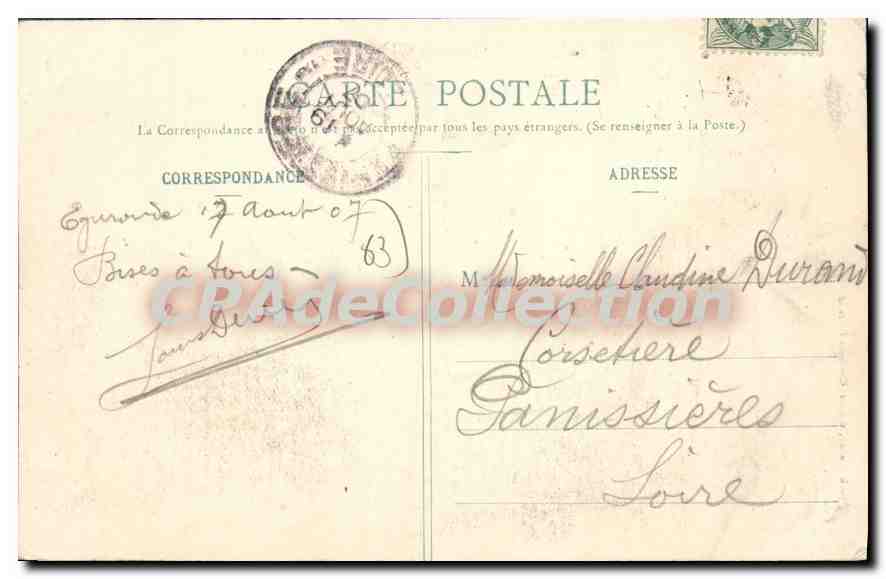 Auvergne - La Bourboule - Vue générale (II) - Éditeur : Postes — Verso