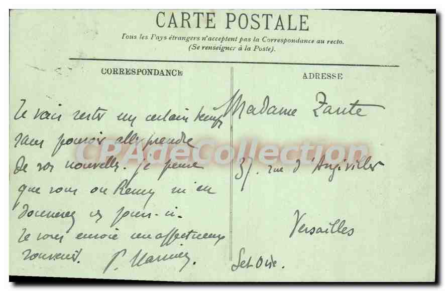 La Bourboule — La Passerelle du Casino sur la Dordogne et le Grand Établissement des Thermes — LL. — Verso