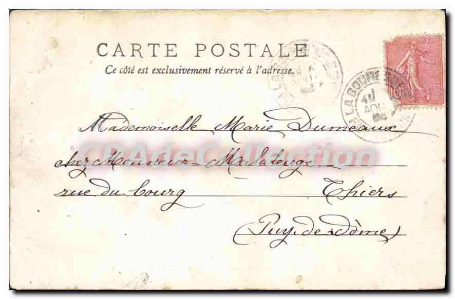 La Bourboule — Vue prise du Boulevard de l'Hôtel-de-Ville — M.T. — n°237 — Reverso