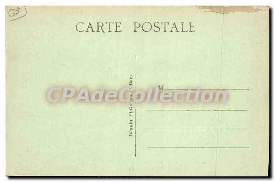 Ruinen des Schlosses — Murat-le-Quairé — Ansichten von Mont-Dore und La Bourboule — pittoreske Auvergne — Rückseite