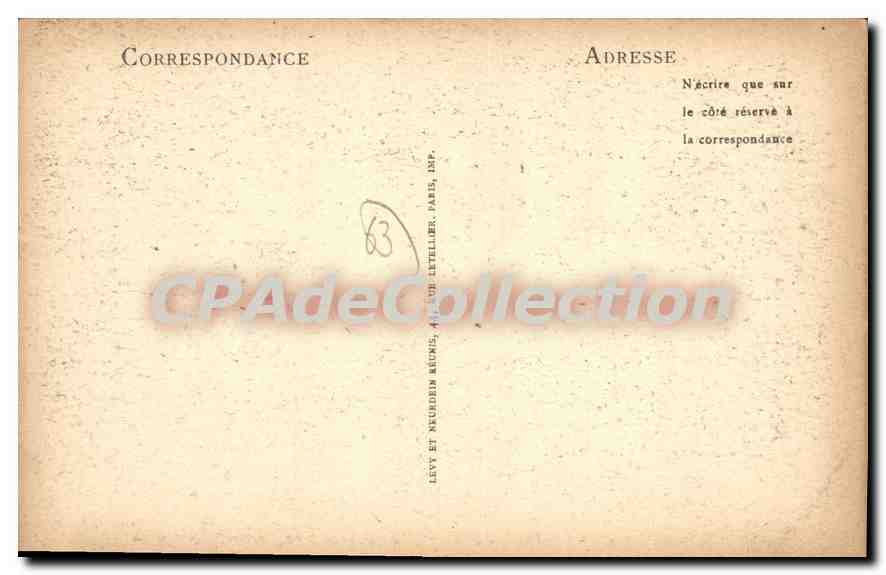 Châtel-Guyon — Le Chalusset — LL. — 97. — Éditeur LL. — Verso