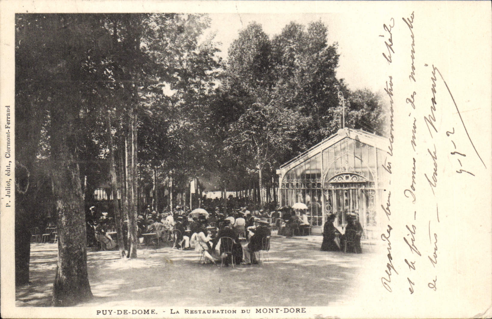Puy-de-Dôme — La Restauration du Mont-Dore — P. Julio, édit., Clermont-Ferrand - Anverso