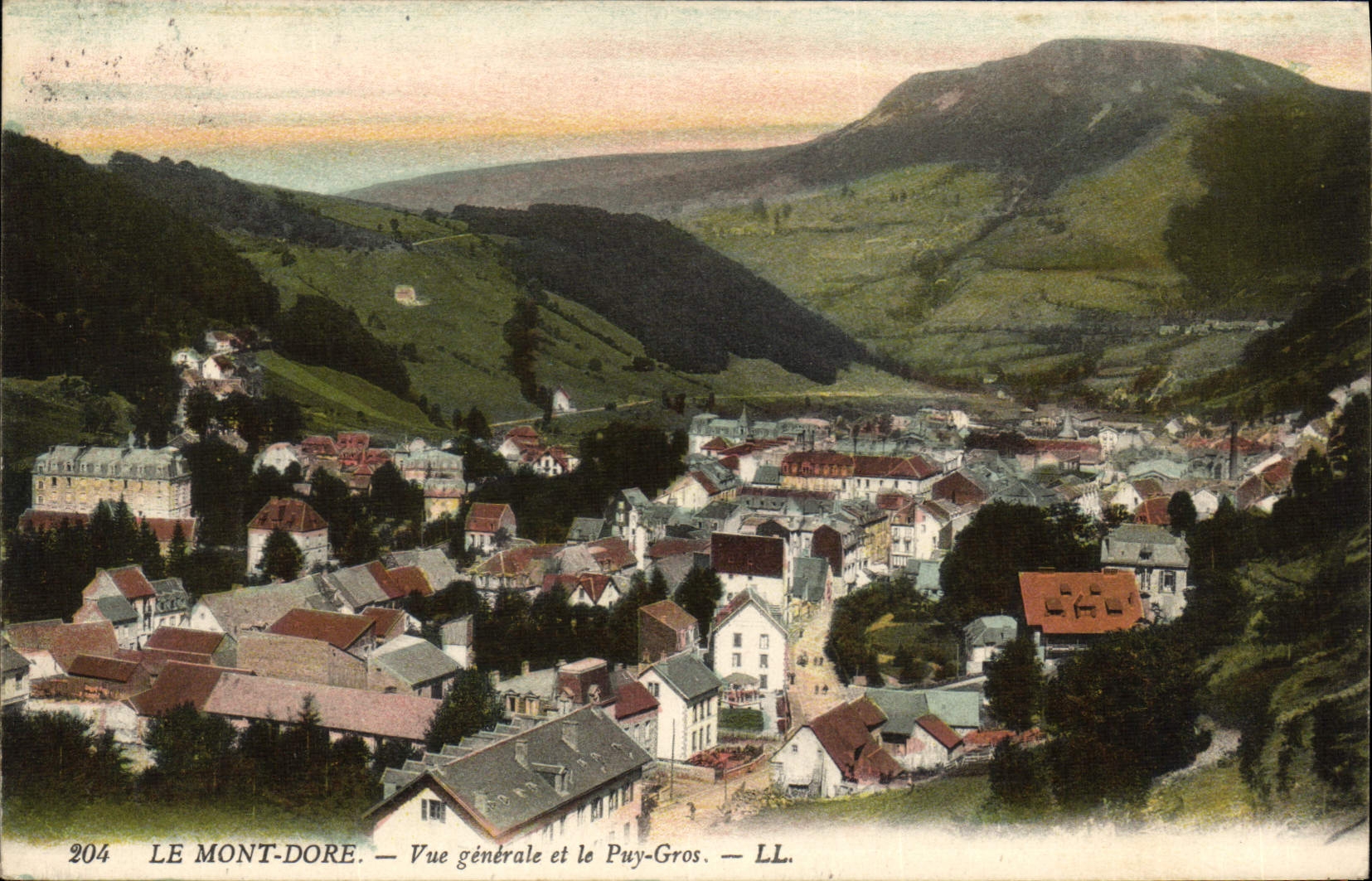 El Mont-Dore — Vista general y el Puy-Gros — LL. n°204