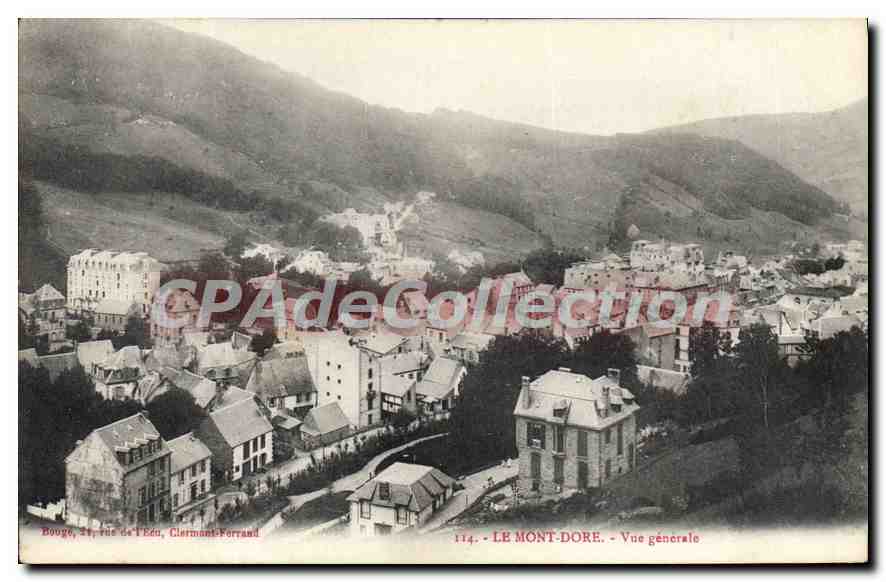 El Mont-Dore - Vista general — Bouge, 21, rue de l'Édu, Clermont-Ferrand — n° 114