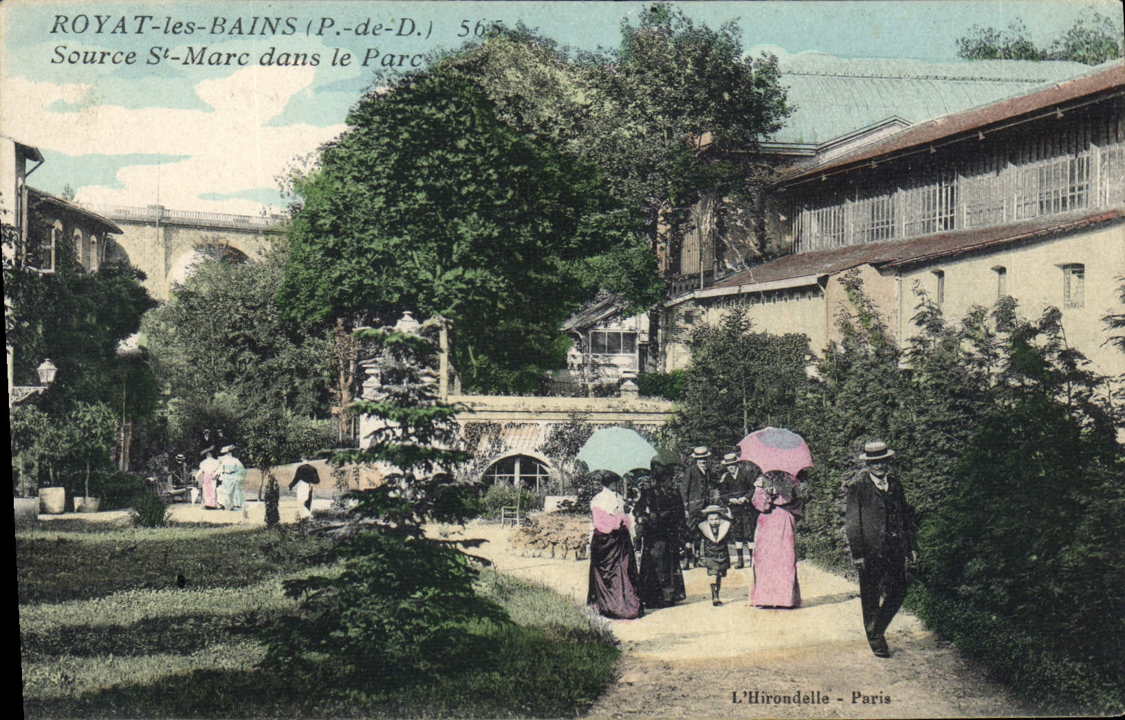 ROYAT-les-BAINS (P.-de-D.) — Source St-Marc dans le Parc — L'Hironnelle - Paris - Anverso