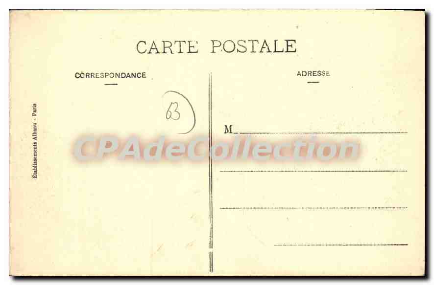 Château de Verrac — Vieille Huvergne — G. H. — Reverso