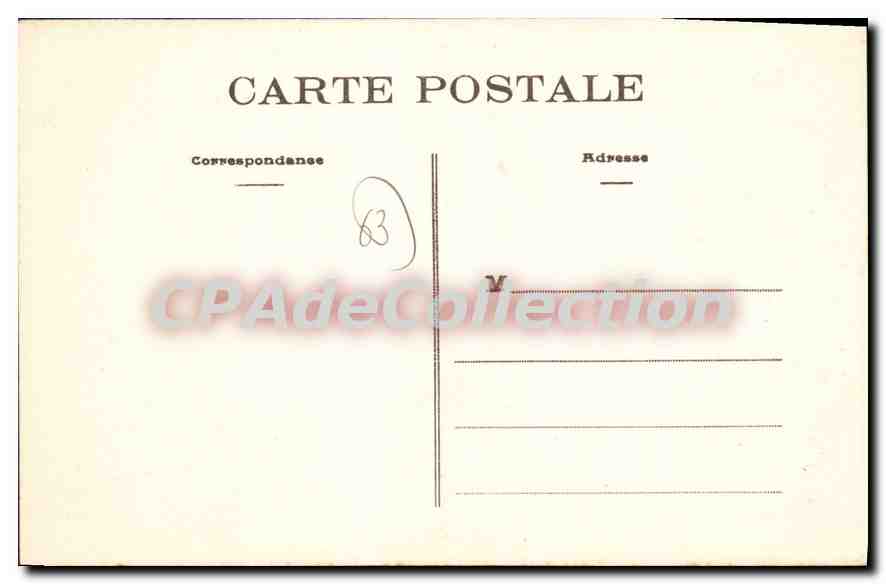 CPA Besse En Chandesse L'Eglise — Verso