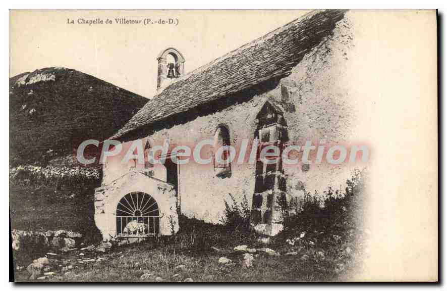 Die Kapelle von Villetour (P.-de-D.) — unbekannter Verlag, Seriennummer nicht sichtbar