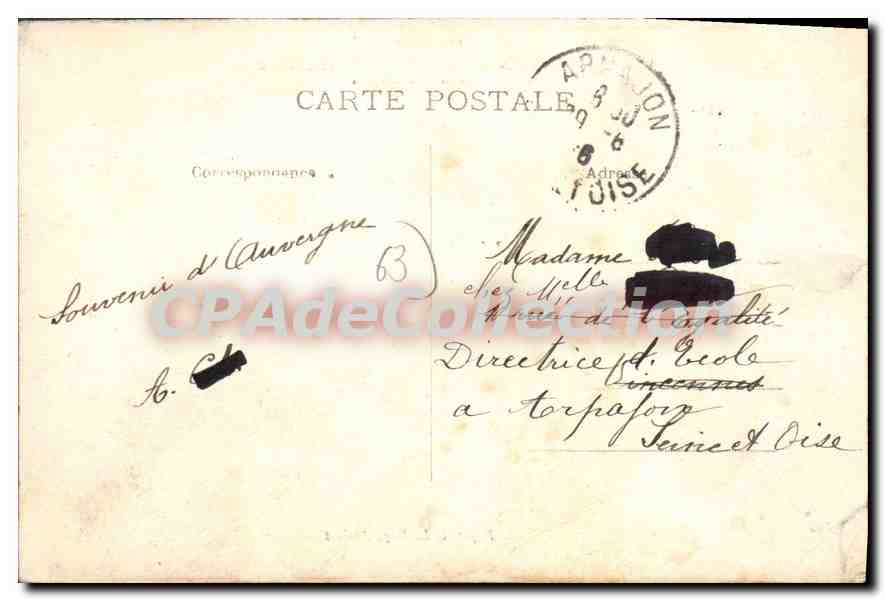L'Auvergne - Ligne d'Ambert à La Chaise-Dieu - Tunnel de Mayres — Papeterie L. Boy, Ambert — Reverso