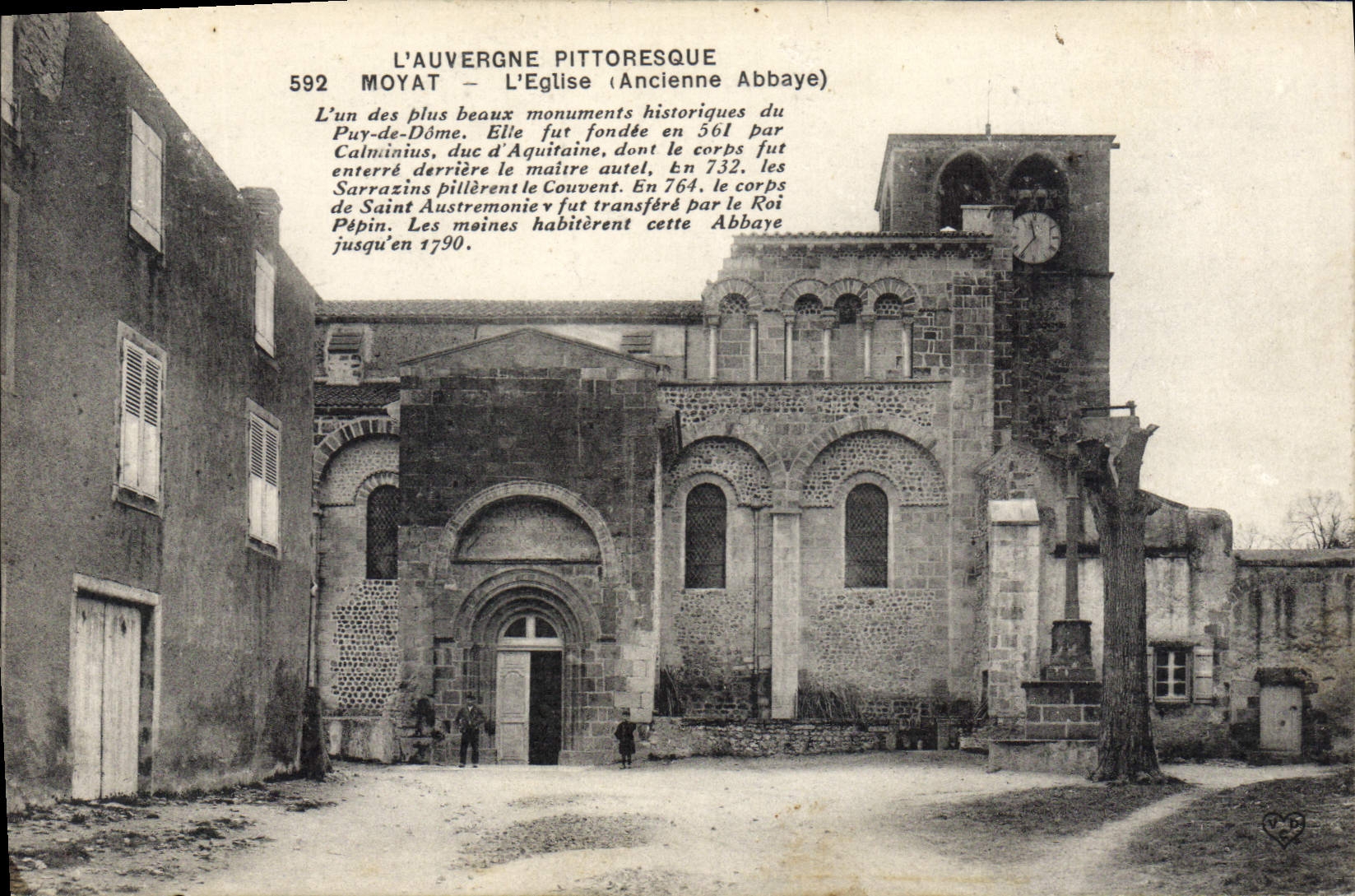 Moyat — L'Église (Ancienne Abbaye) — L'Auvergne Pittoresque