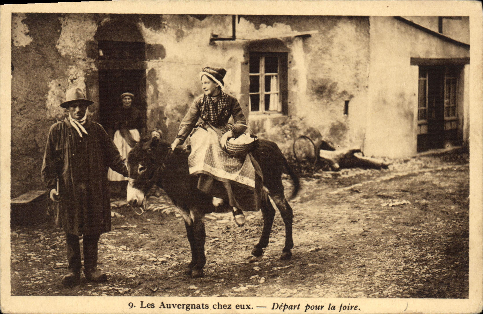 Les Auvergnats chez eux — Départ pour la foire.