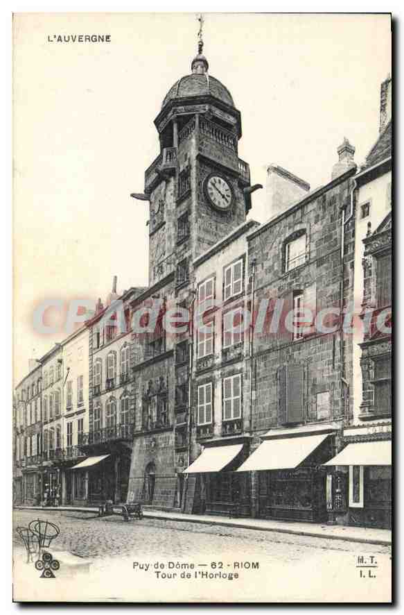 Tour de l'Horloge — Riom — L'Auvergne — éditeur I.L.