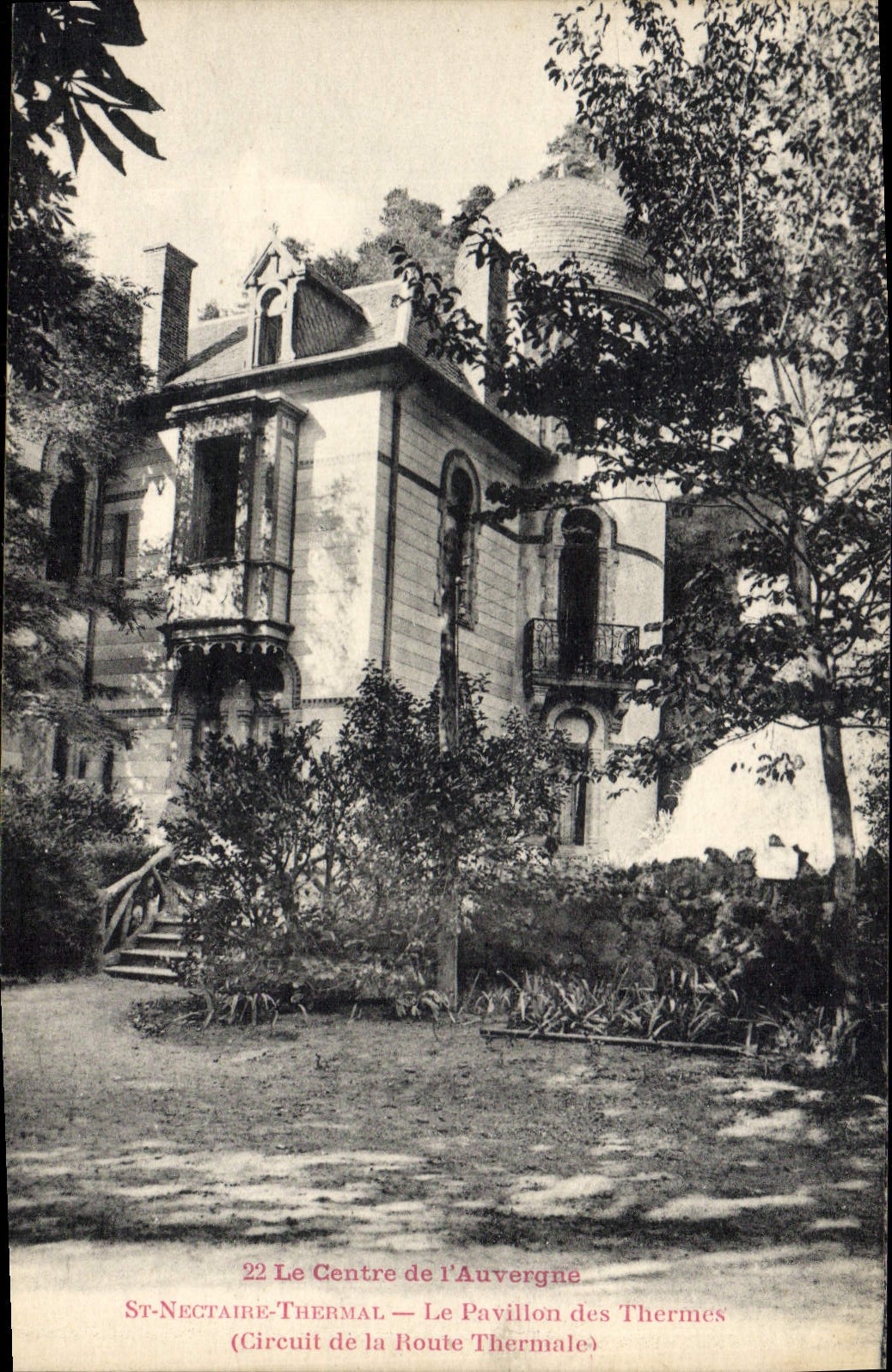 CPA St Nectaire Thermal Le Pavillon Des Thermes