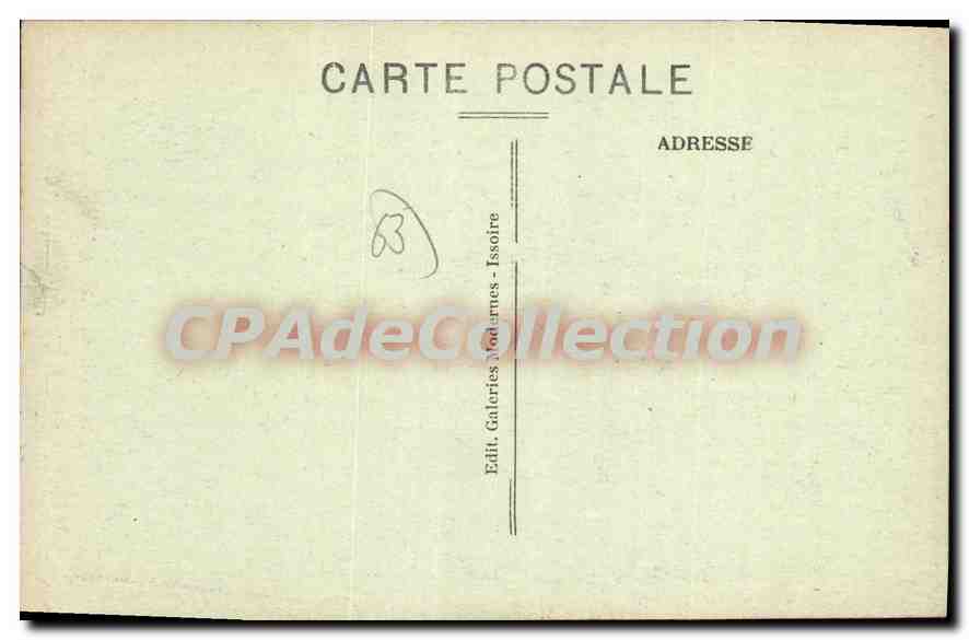 CPA St Nectaire Thermal Le Pavillon Des Thermes — Rückseite