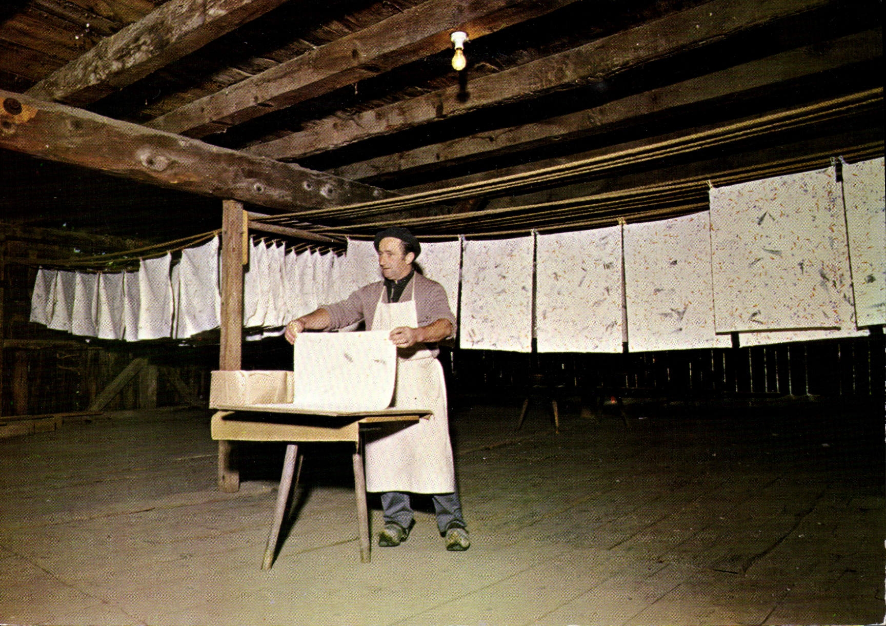 Moulin Richard de Bas — Les Etendoirs — Musée Historique du Papier, Ambert (Puy-de-Dôme)