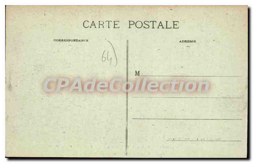 Bayonne — Entrée de la Caserne du Château-Neuf — M. D. — Verso