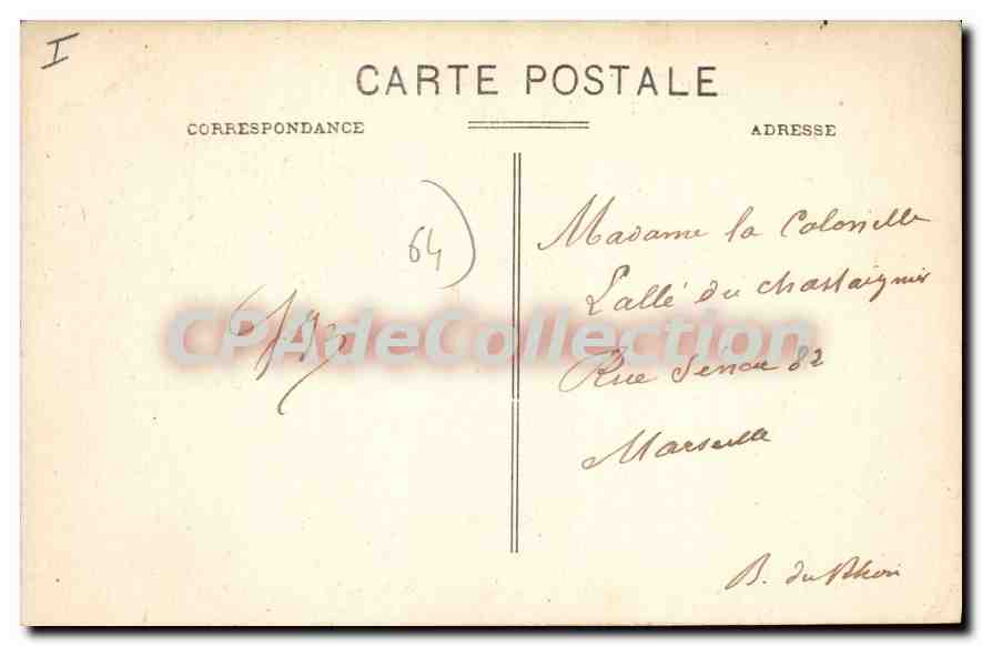 BAYONNE - La Place d'Armes, a la derecha el Adour — La Côte Basque, editor 'La Côte Basque', n°5 — Reverso